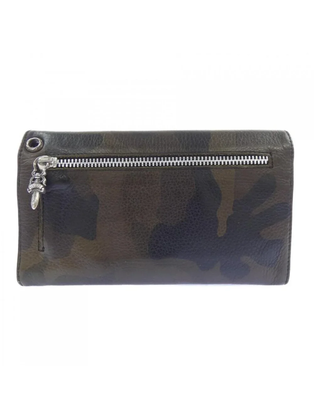 Chrome Hearts Wave Cross Btn Camo Wallet